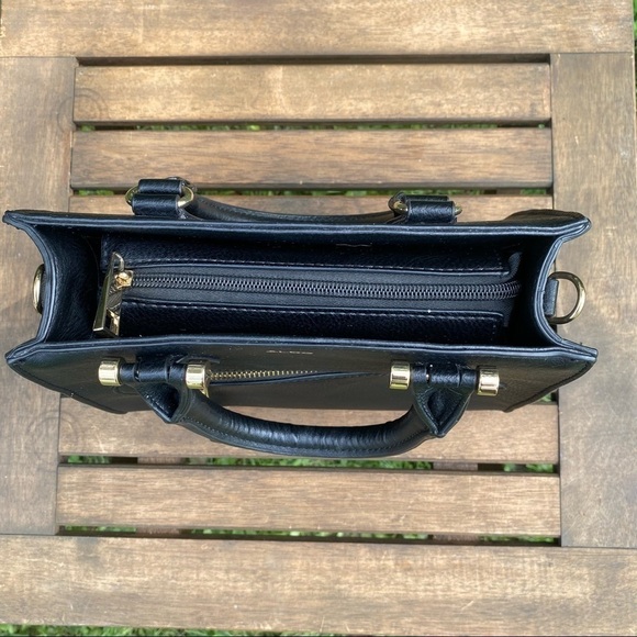 NWOT Aldo Black  Faux Leather Small Handbag - Picture 5 of 12